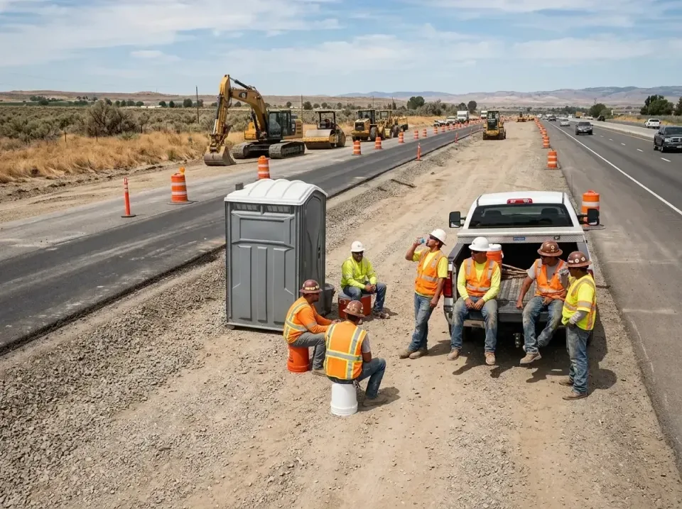 highway-road-construction-crew-007 — frequently asked questions, Porta Potty and Restroom Rentals in Clinton, MO